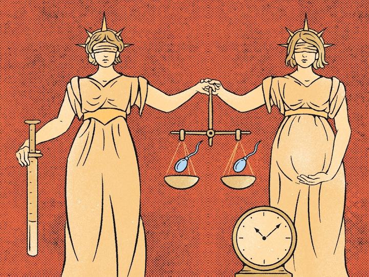 Pour ce qui concerne les questions de filiation, les femmes ne sont nullement protégées. Sur l'établissement de la parentalité, l'avocate Clélia Richard est catégorique : les géniteurs peuvent demander à être reconnus comme pères « n'importe quand »