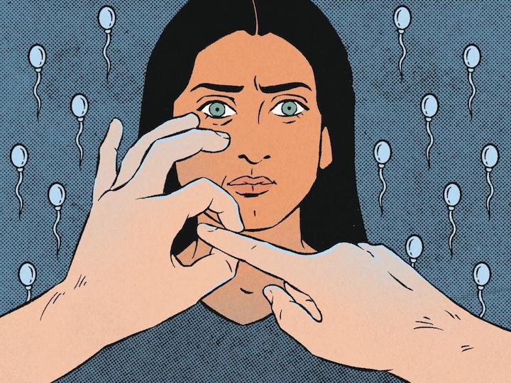 « Bonjour, vous êtes ouverte à la fécondation naturelle ou pas du tout ? », envoie l'un des membres en guise de premier contact