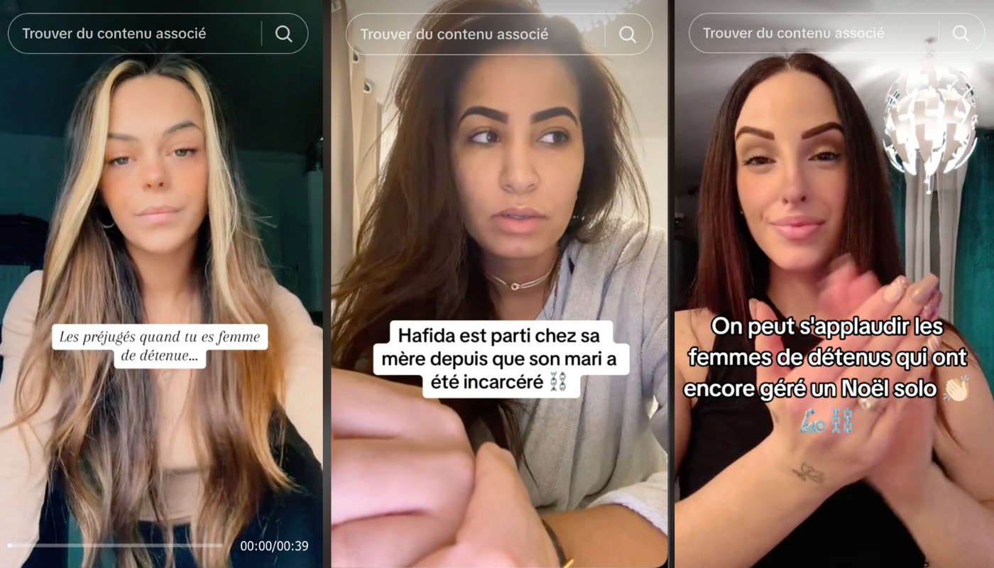 « Mon mari est en prison » : les femmes de détenus se serrent les coudes sur TikTok