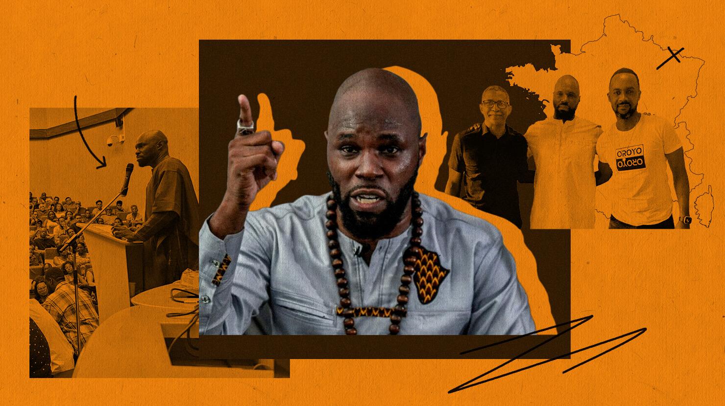 Meetings, selfie avec des députés et médaille d’honneur, la tournée française du panafricaniste et antisémite Kémi Séba