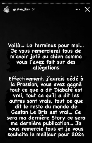 La dernière, mais il y en a 70 autres derrière
