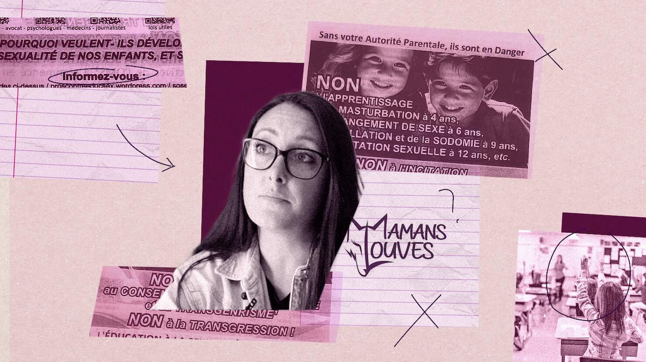Contre l’éducation à la sexualité, les Mamans louves agitent le complotisme et l’homophobie