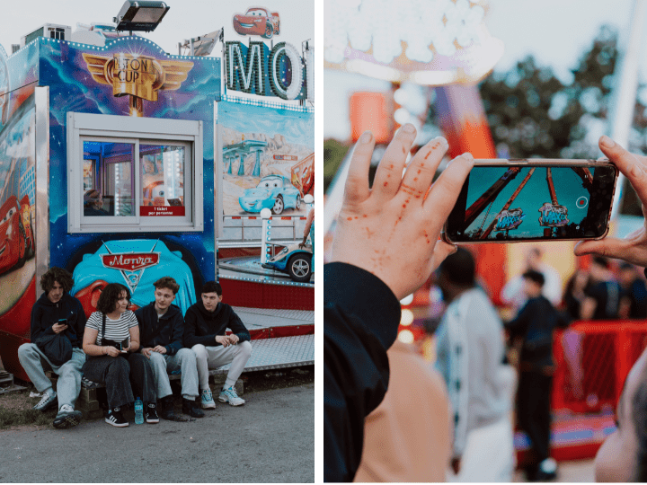 « J’ai pas vu de bagarres en vrai. Mais ça m'a grave freinée de venir », raconte Soukaina, jeune parisienne venue avec sa bande d’amies