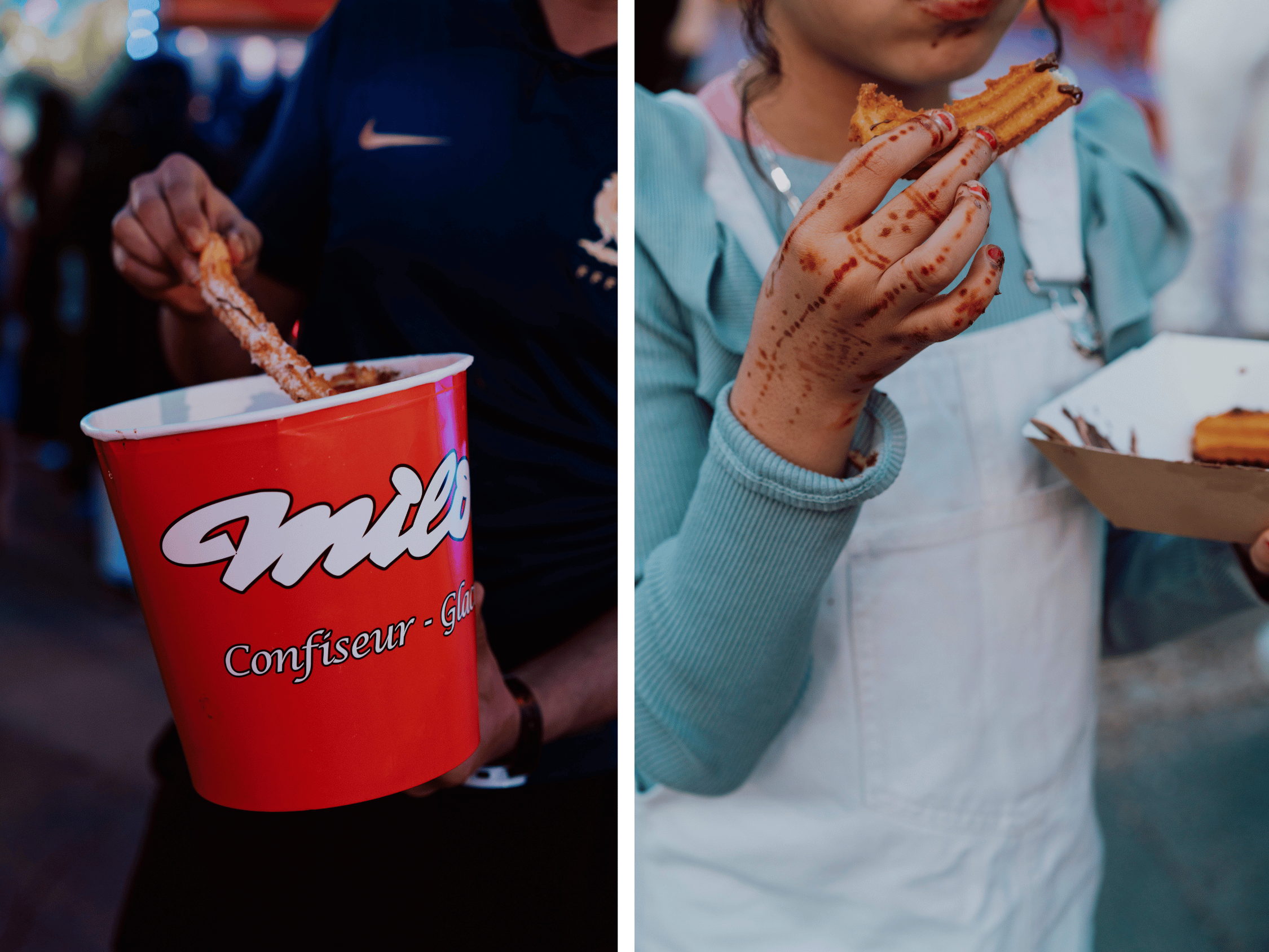 Une petite patrouille se balade d’ailleurs ce vendredi 12 avril au soir : « On est surtout là pour manger des chichis », confie l’un d’eux