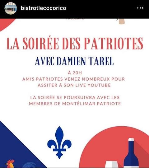 En juillet 2023, le bistrot a offert à ses clients la possibilité de rencontrer Damien Tarel, le « gifleur d’Emmanuel Macron » et militant royaliste à l’Action française Valence