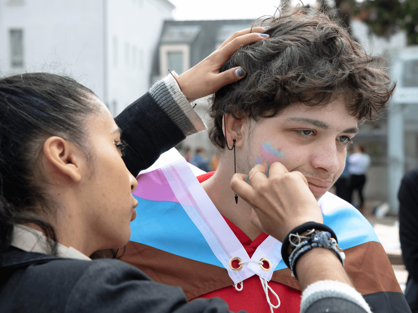 « Toute l’année, j’ai attendu ce moment », avance Sophie, élève trans en CAP production et service en restauration