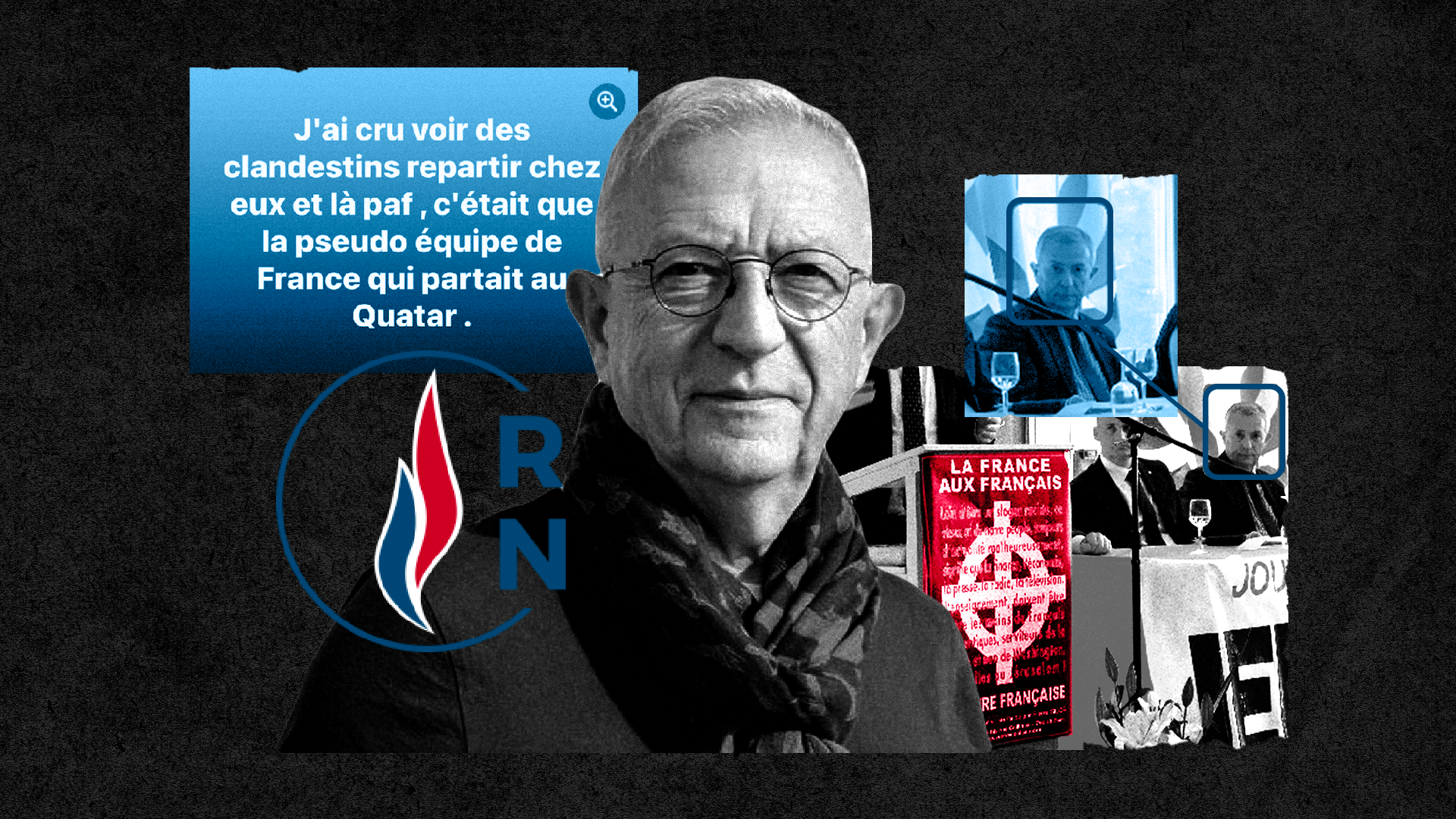 Dans le Finistère, le candidat RN compare les joueurs de l’équipe de France à des « clandestins »