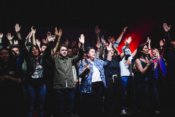 Durant ce rassemblement, ils ont été nombreux à appeler au vote de tous les citoyens ce dimanche 7 juillet. 