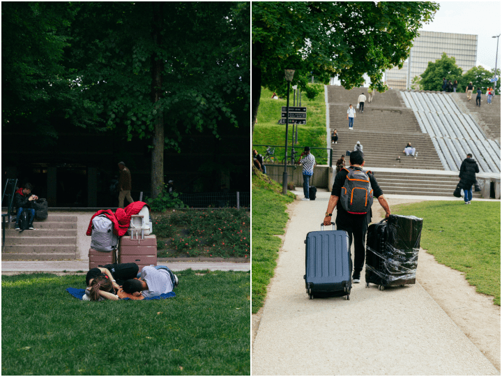 Accueillant le jour, cet espace vert revêt un autre visage à la nuit tombée