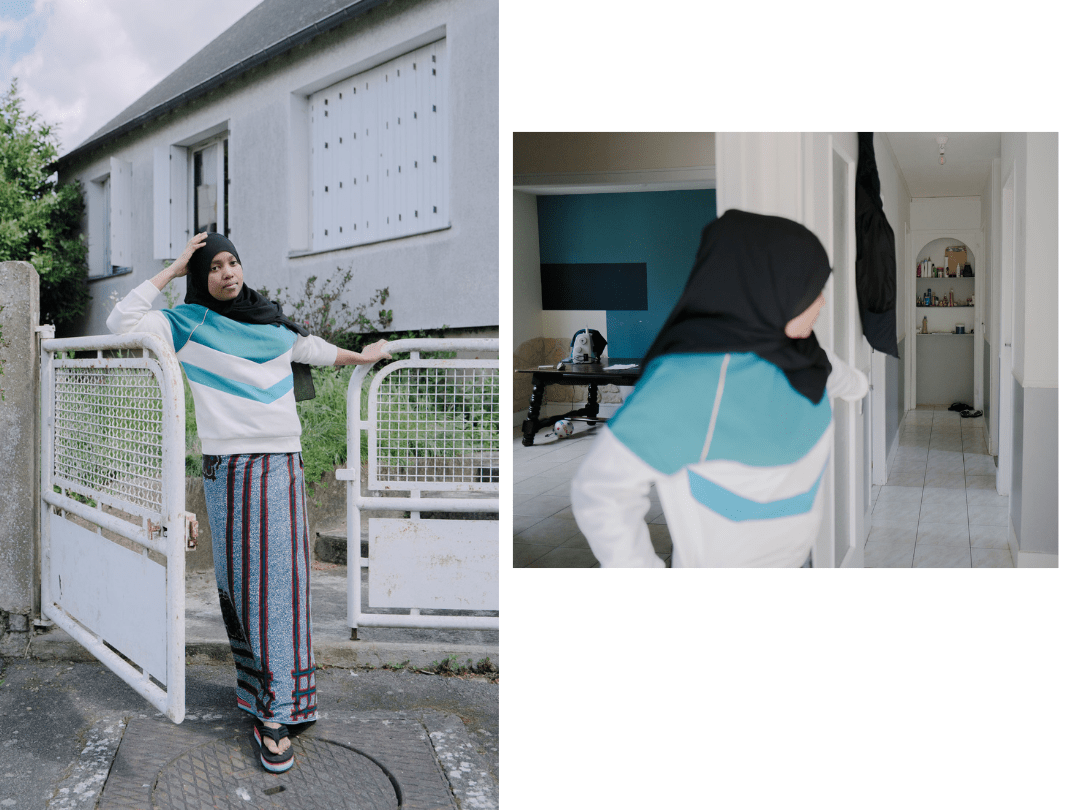 Après avoir enchainé les squats, voilà deux ans et demi que la Guinéenne est arrivée au square Louis Armand, qui longe le chemin de fer dans le quartier Saint-Hélier de Rennes