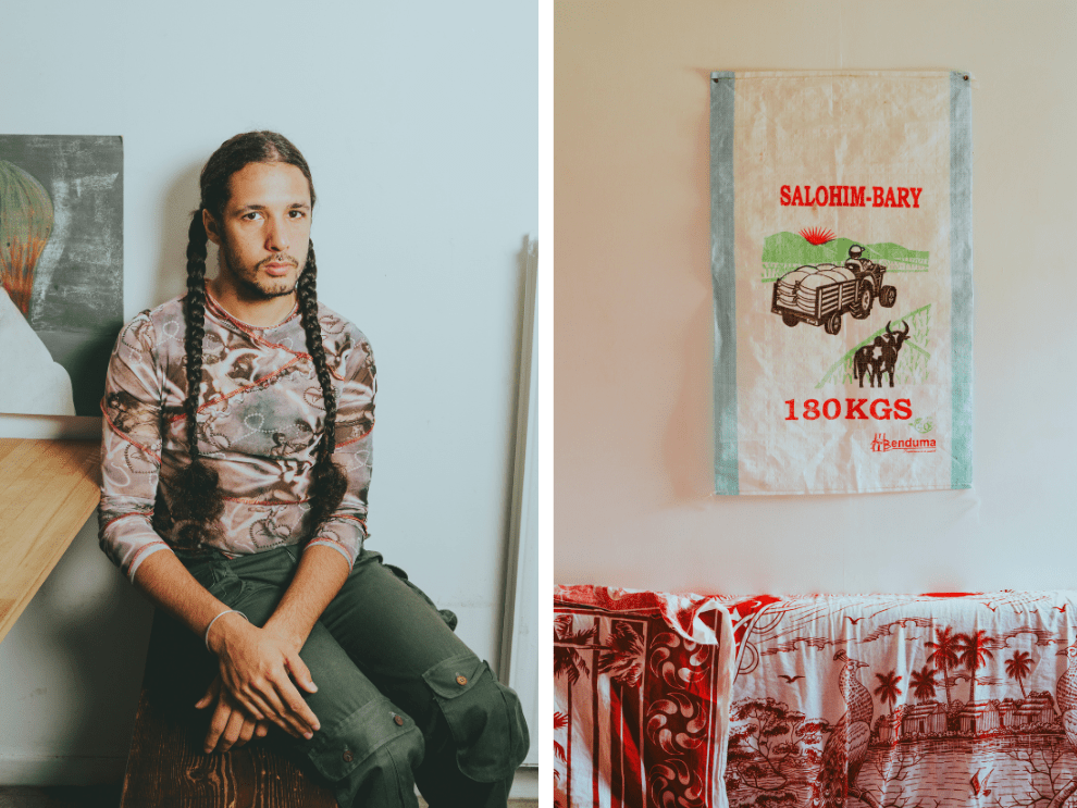 « En grandissant, des saveurs ou des musiques me reconnectaient à ces moments-là », explique Hélio, artiste d'origine malgache de 30 ans