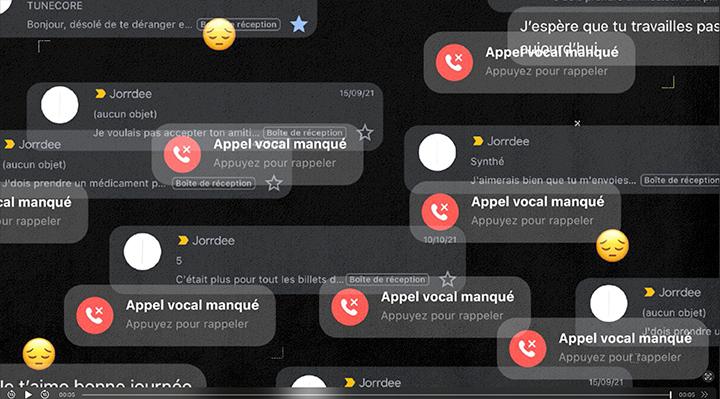 Léa le quitte en septembre 2021. Lui, envoie des centaines de messages