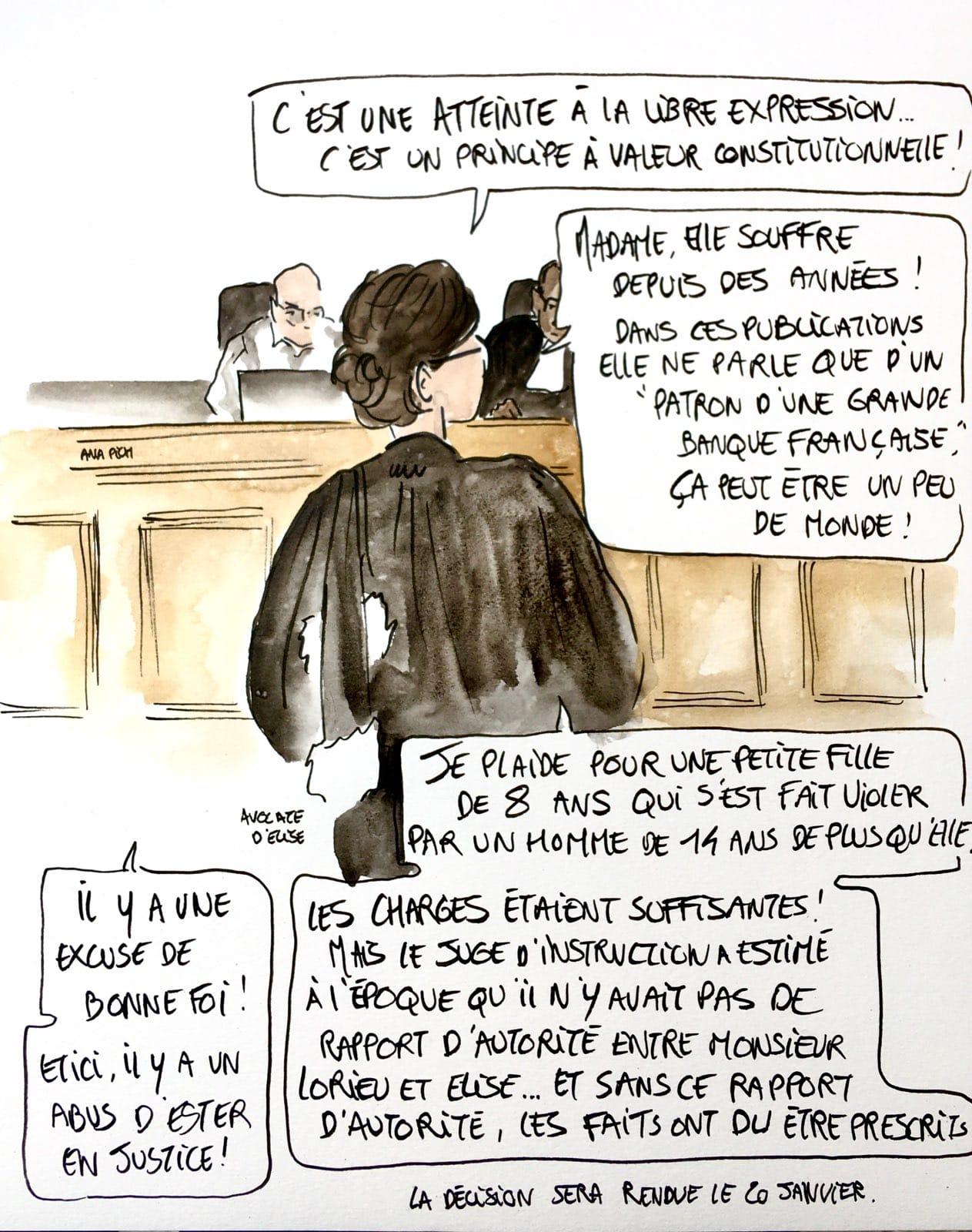 Elise dit avoir subi un phénomène d’amnésie traumatique