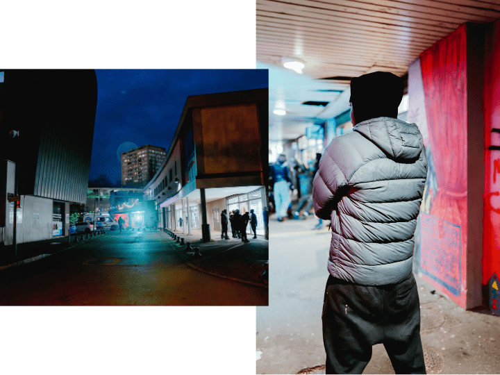 Rebenga, 23 ans, habitant du quartier