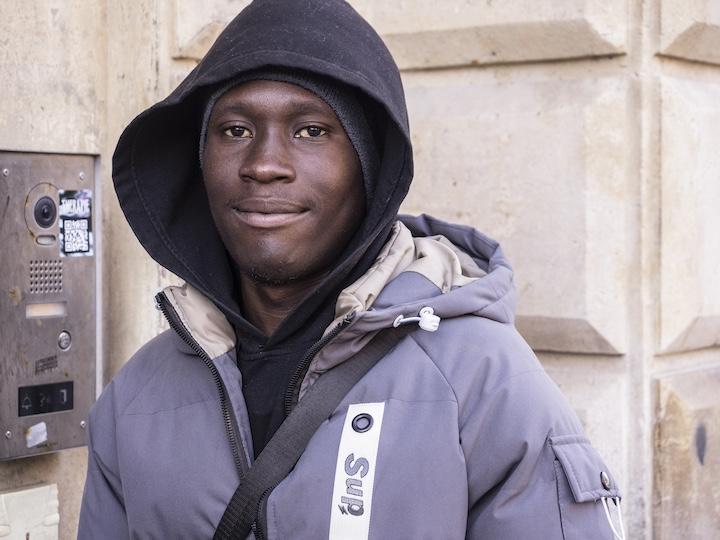 Ibrahim, 15 ans, est arrivé en France en août 2023