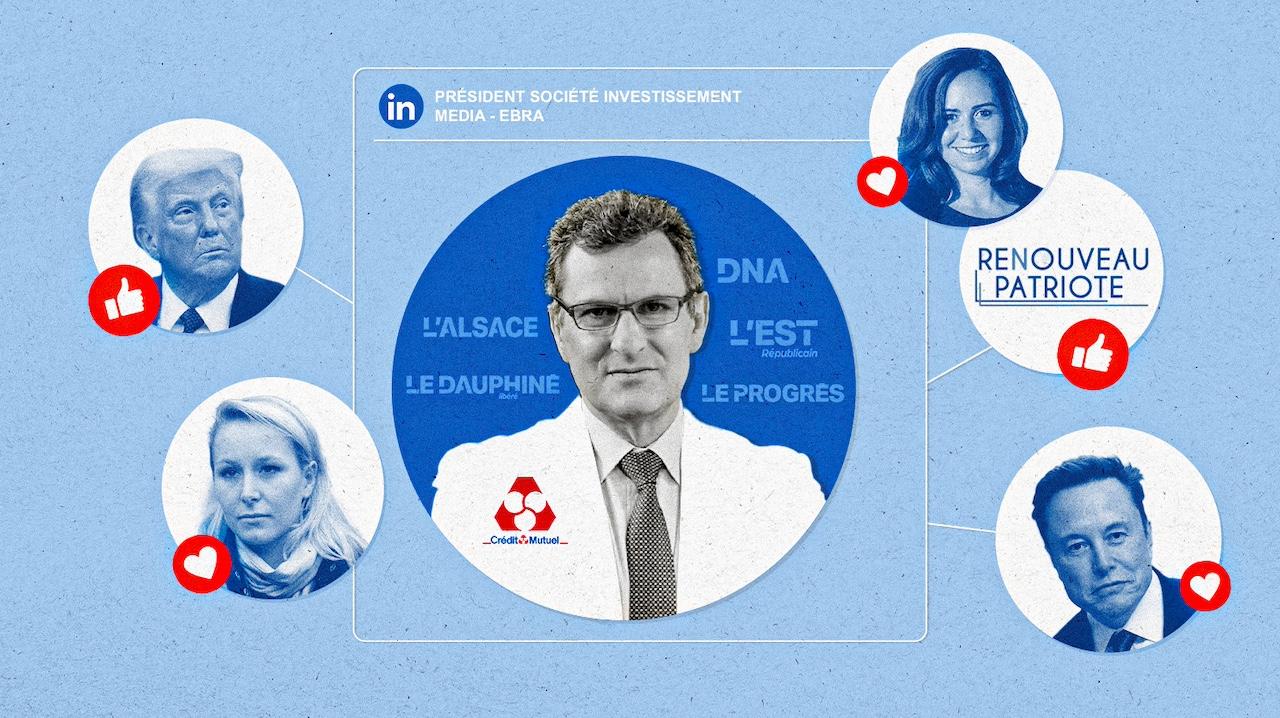 Le PDG d’Ebra, plus grand groupe de presse locale, fan de Sarah Knafo et Marion Maréchal