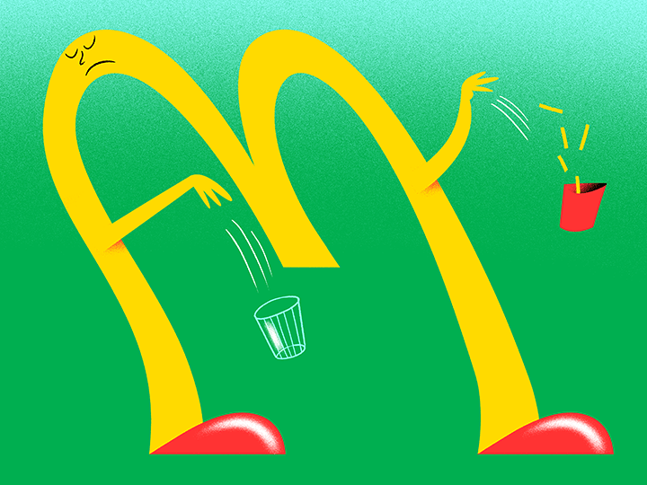 C'est l'histoire du fail de la vaisselle réutilisable chez McDo