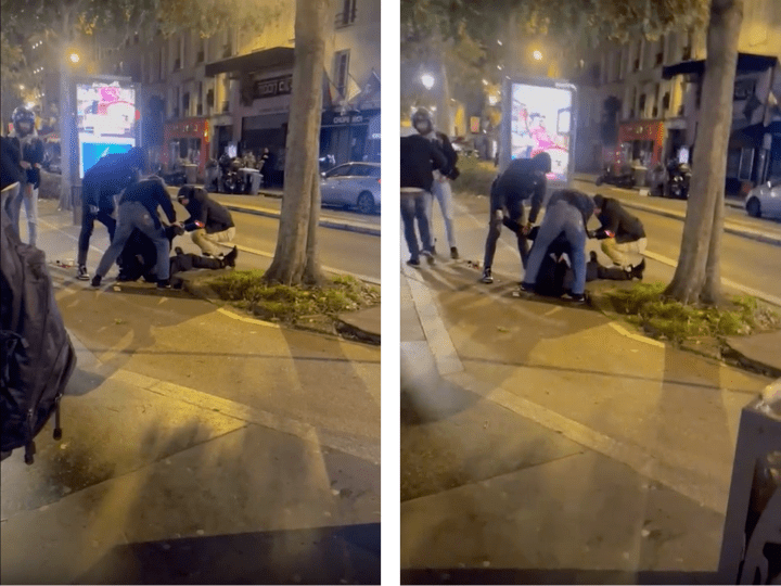 L'un des agents de la BAC a retiré son brassard au cours de l'interpellation