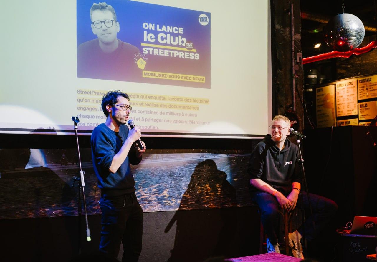 Souvenir de la soirée d'anniversaire des 15 ans de StreetPress avec les lecteurs