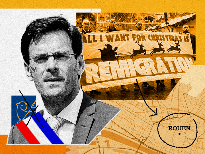 Le maire socialiste de Rouen, Nicolas Mayer-Rossignol, a fait annuler une soirée du groupe identitaire les Normaux