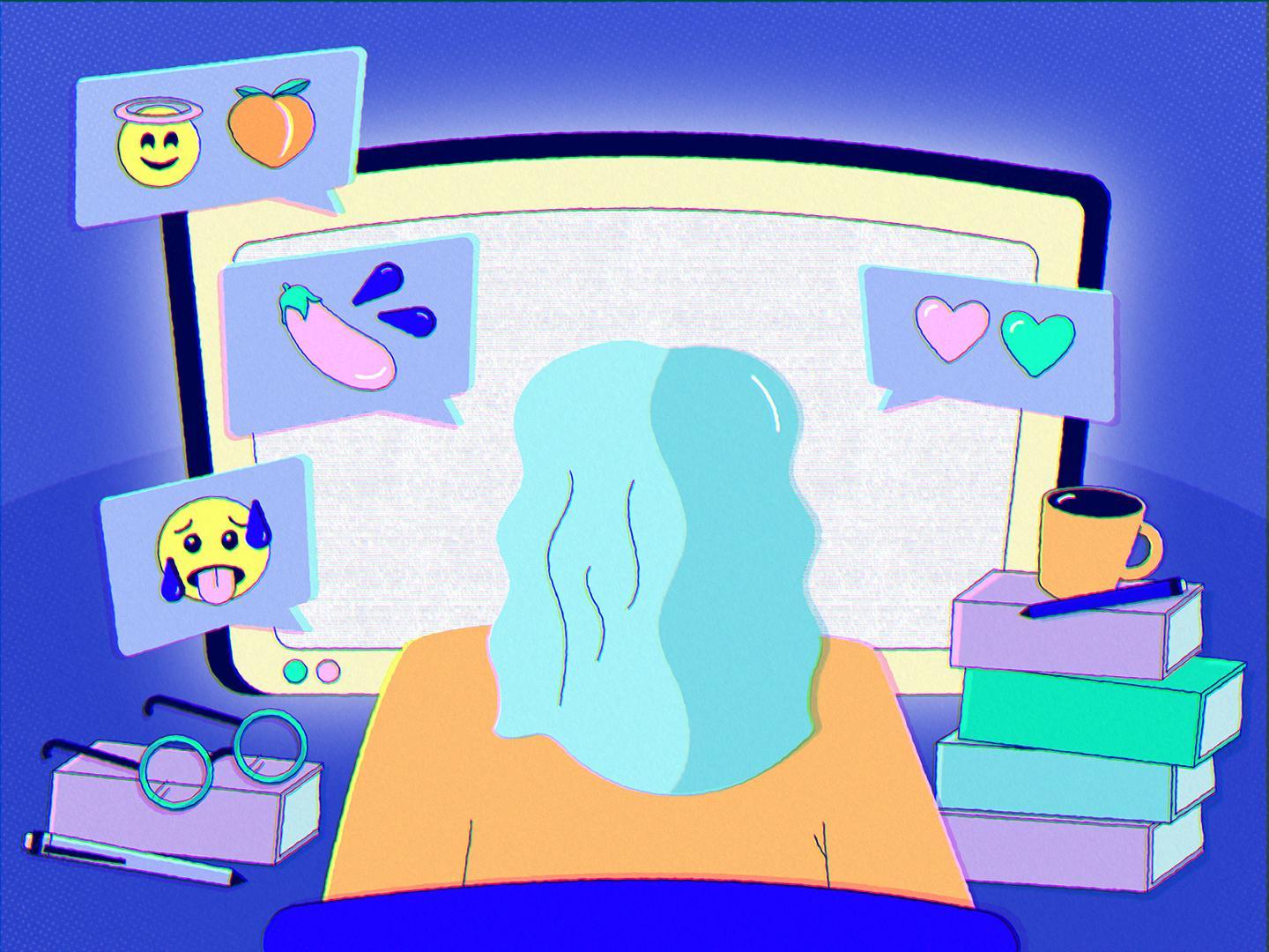 Certains soirs, les chatteuses et chatteurs échangent en ligne avec plusieurs dizaines d'abonnés