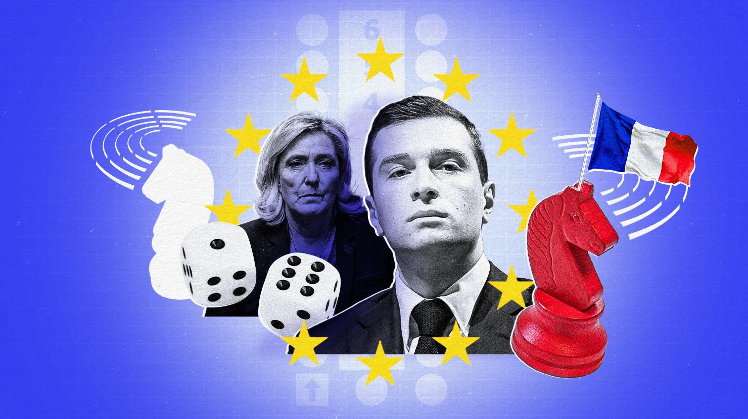 Depuis Bruxelles, Jordan Bardella prépare la succession de Marine Le Pen