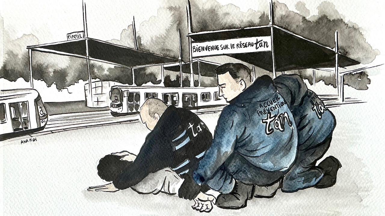 À Nantes, le procureur couvre la violence d’agents des transports