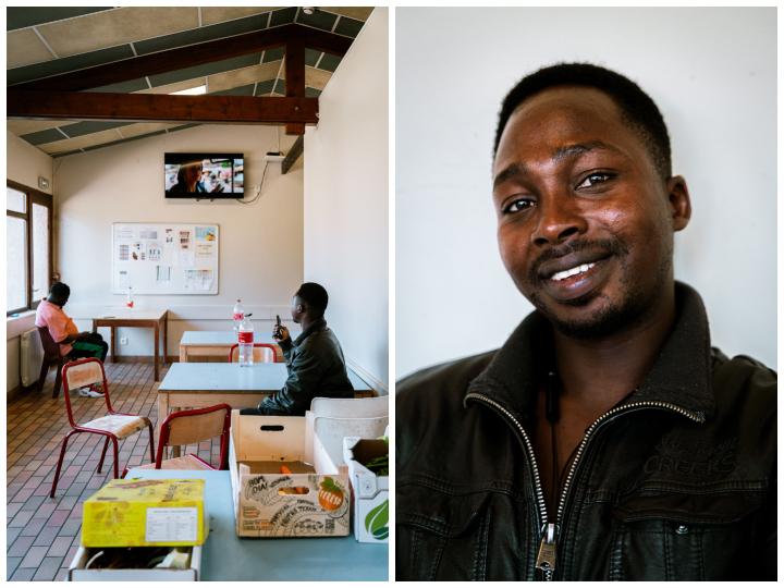 Khalid est Soudanais et vient d'obtenir ses papiers. Il quitte le Cada de Saint-Beauzire pour s'installer à Brioude.