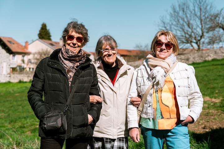 Bernadette, Pascale et Marie, bénévoles à Yssingeaux.