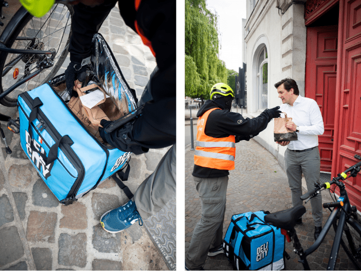 Selon la mairie de Lille, le nombre de coursiers sans papiers qui loueraient des comptes Deliveroo ou UberEasts à des particuliers en règle s'élèverait autour de 3.000 livreurs