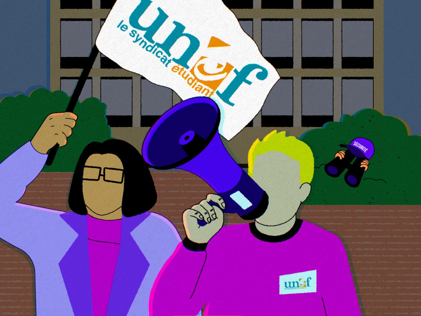 Pendant une occupation des étudiants, la responsable de la sûreté et son équipe seraient allées jusqu’à bloquer les issues qu’ils ne pouvaient pas contrôler