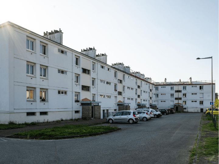 Les 144 appartements HLM de Pouldavid ont été sortis de terre dans les années 1960
