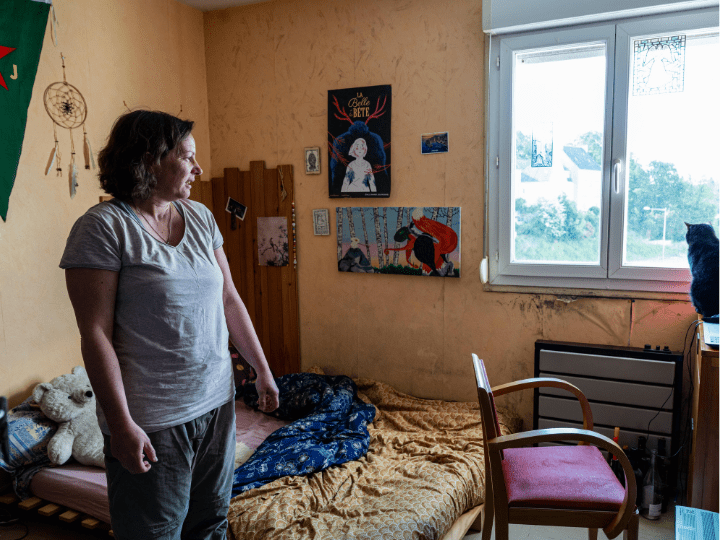 Séverine Le Quéméner s'inquiète de la dégradation de l'état de ses murs