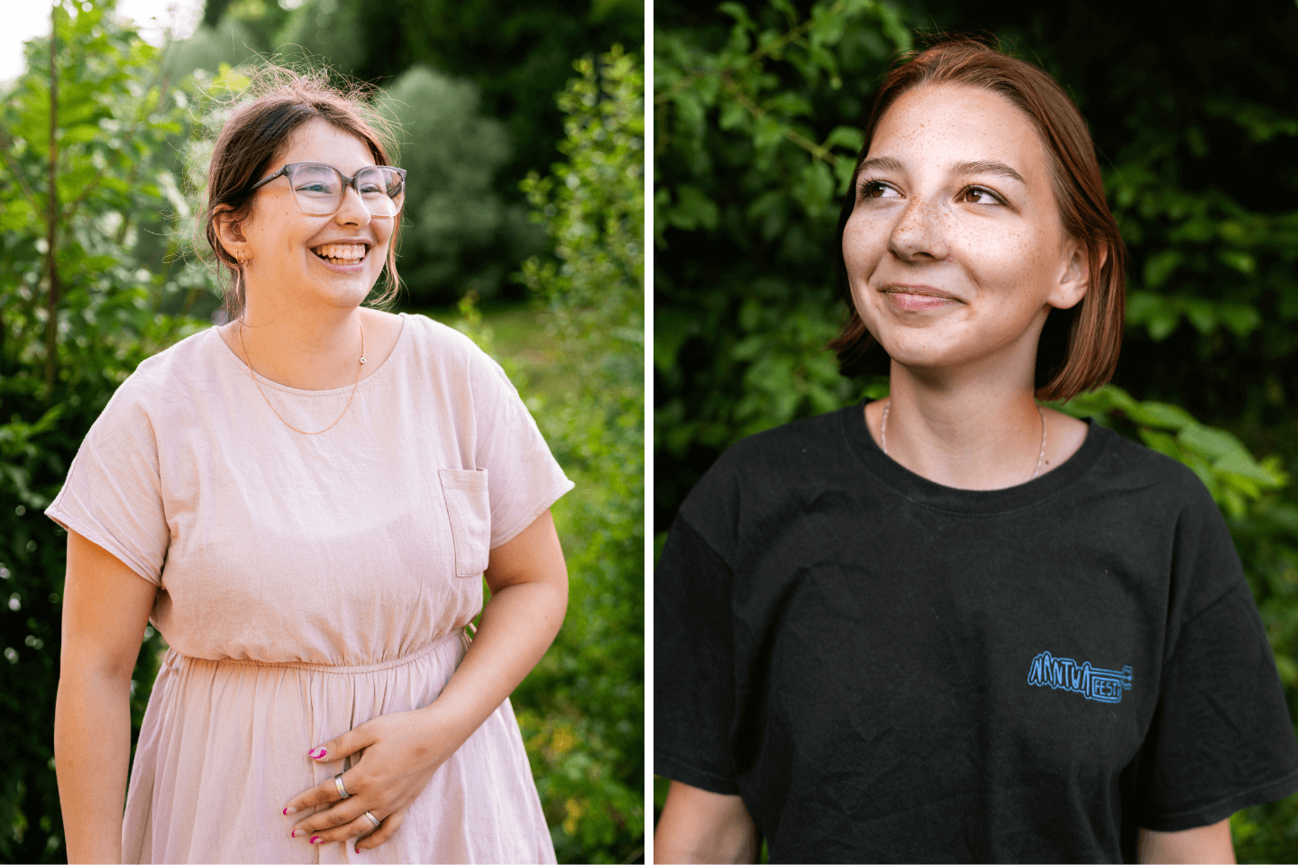Carole et Célia, les fêtardes.