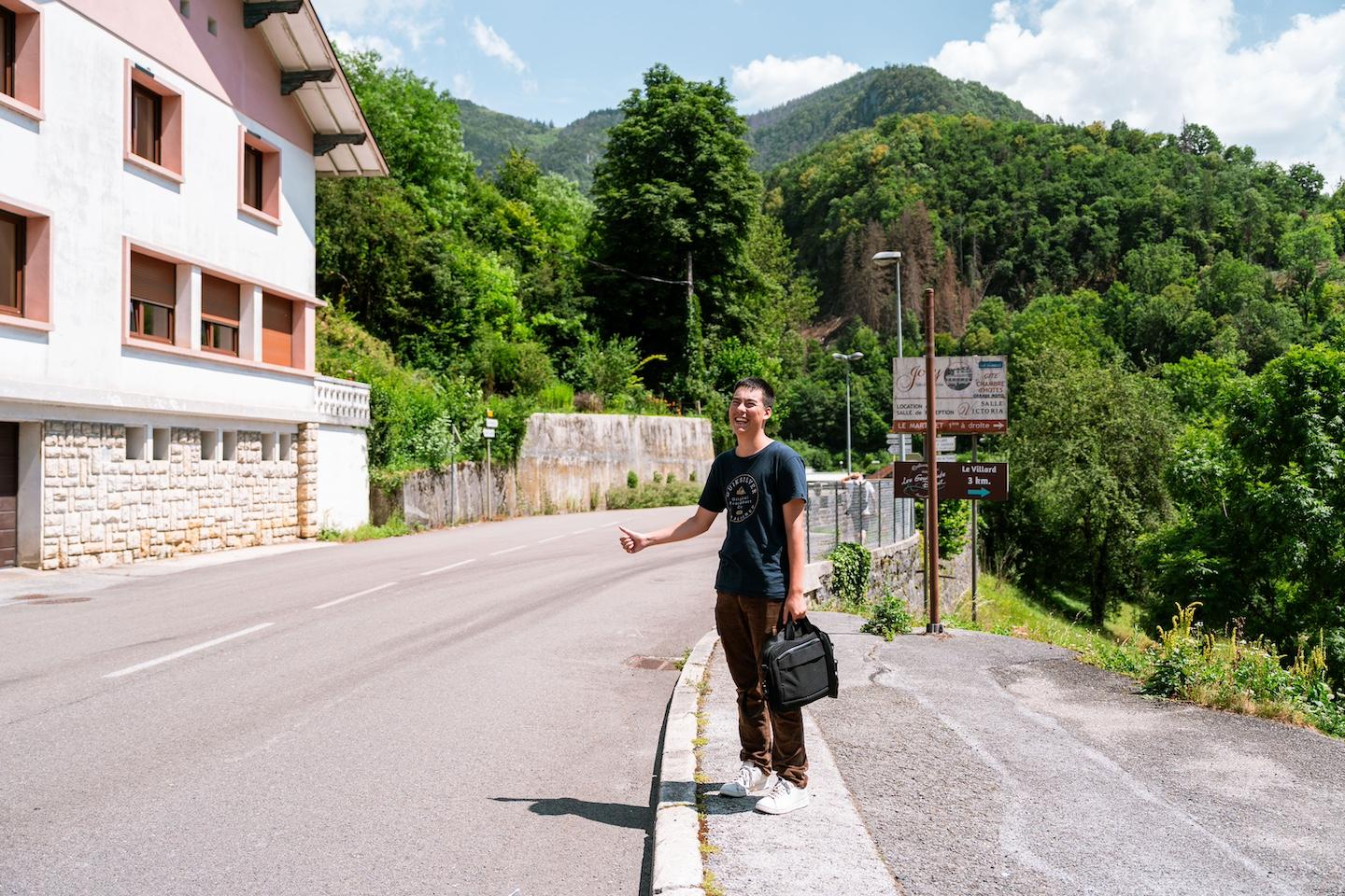 « Dans le stop, c'est le sourire qui fait tout ! 