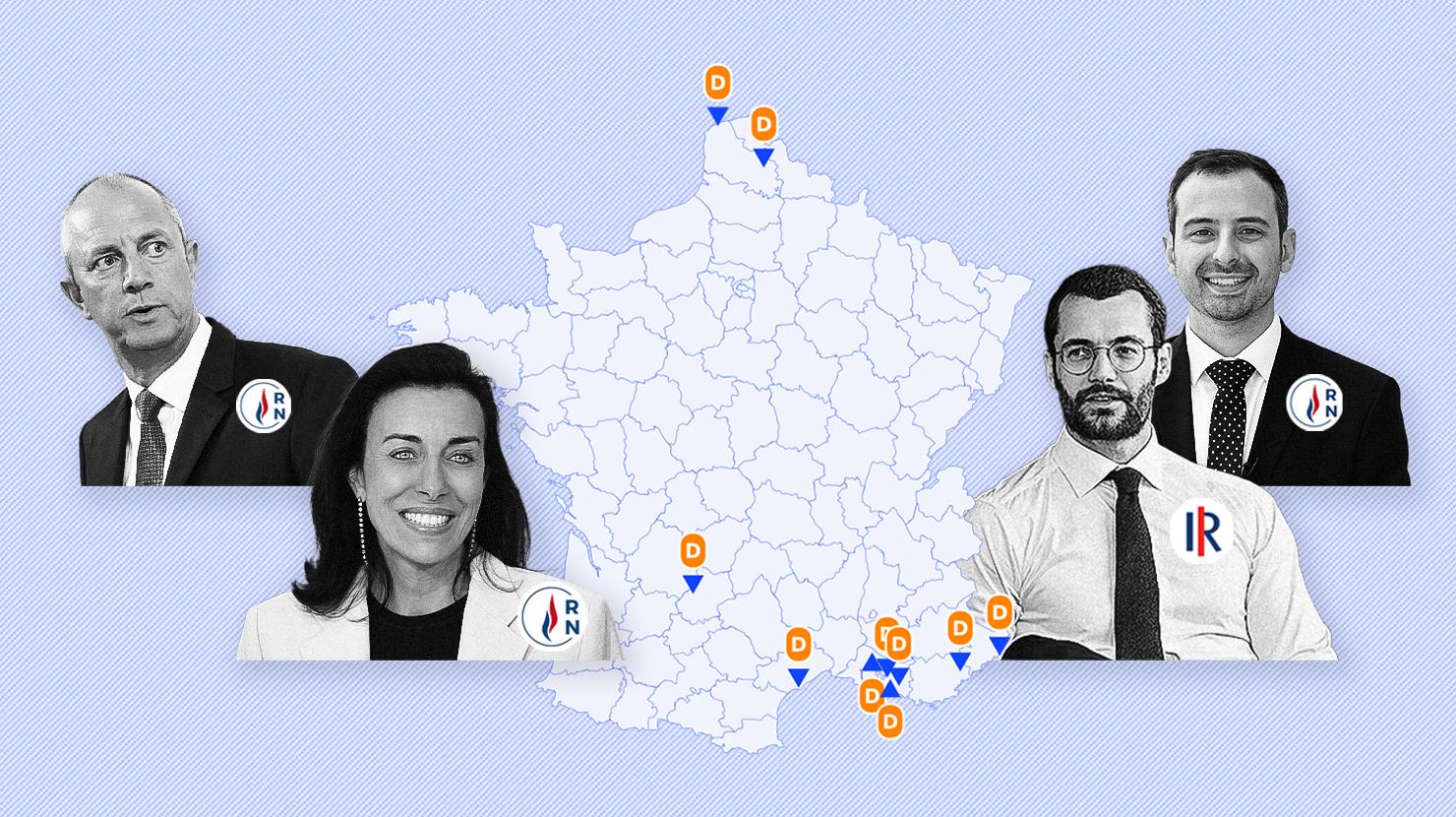 Municipales : ces dix villes qui pourraient basculer à l’extrême droite