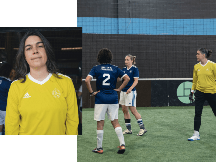 Anaïs de l'organisation est membre de Baston et Courtoisie, qui a lancé ce tournoi amateur 100 % féminin en 2015