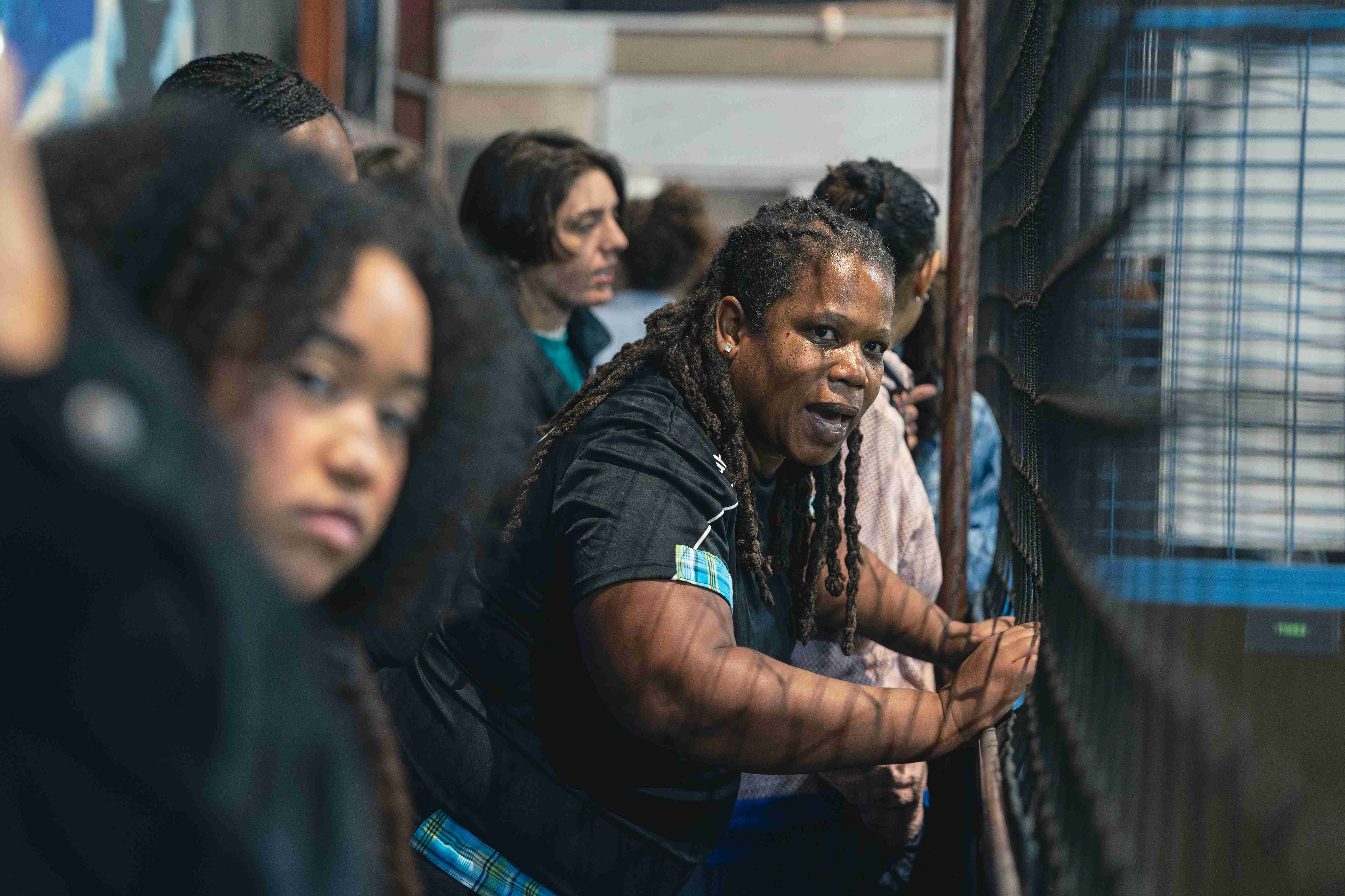 Pierrette, présidente de l'association afro-caribéenne Diivines LGBTQIA+ dont les membres font également partie de l'équipe Madras