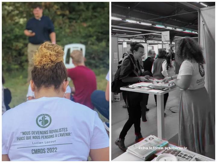 À Mulhouse, la responsable UNI de la section Maria L., également engagée à l'Action française, milite contre l’avortement avec l’association Choisir la vie.