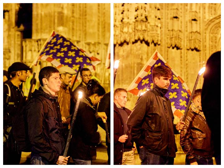 Comme lors de l'édition précédente, le cortège entonne un hymne chanté par la Waffen-SS, le « Chant de la fidélité ».