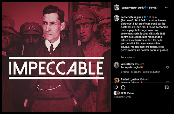 Et aussi à Salazar, l’instigateur de la dictature nationaliste portugaise