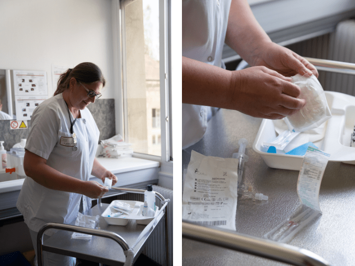 Delphine est restée pour l’ambiance « familiale » et le cadre de vie malgré son rythme de travail effréné, bon nombre de ses collègues sont partis en Suisse.