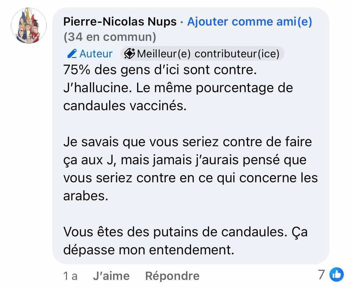 Des membres du PDF échangent de manière totalement décomplexée des sondages incitant au pogrom ou au génocide, des propos négationnistes et antisémites…
