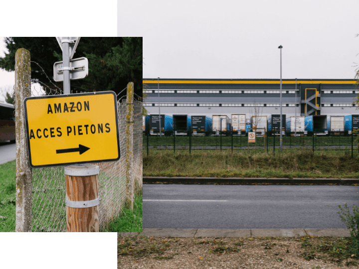 En stockage, dans l'entrepôt de Brétigny-sur-Orge — le plus grand de France —, c'est près de 320 colis qu'il faut ranger par heure.