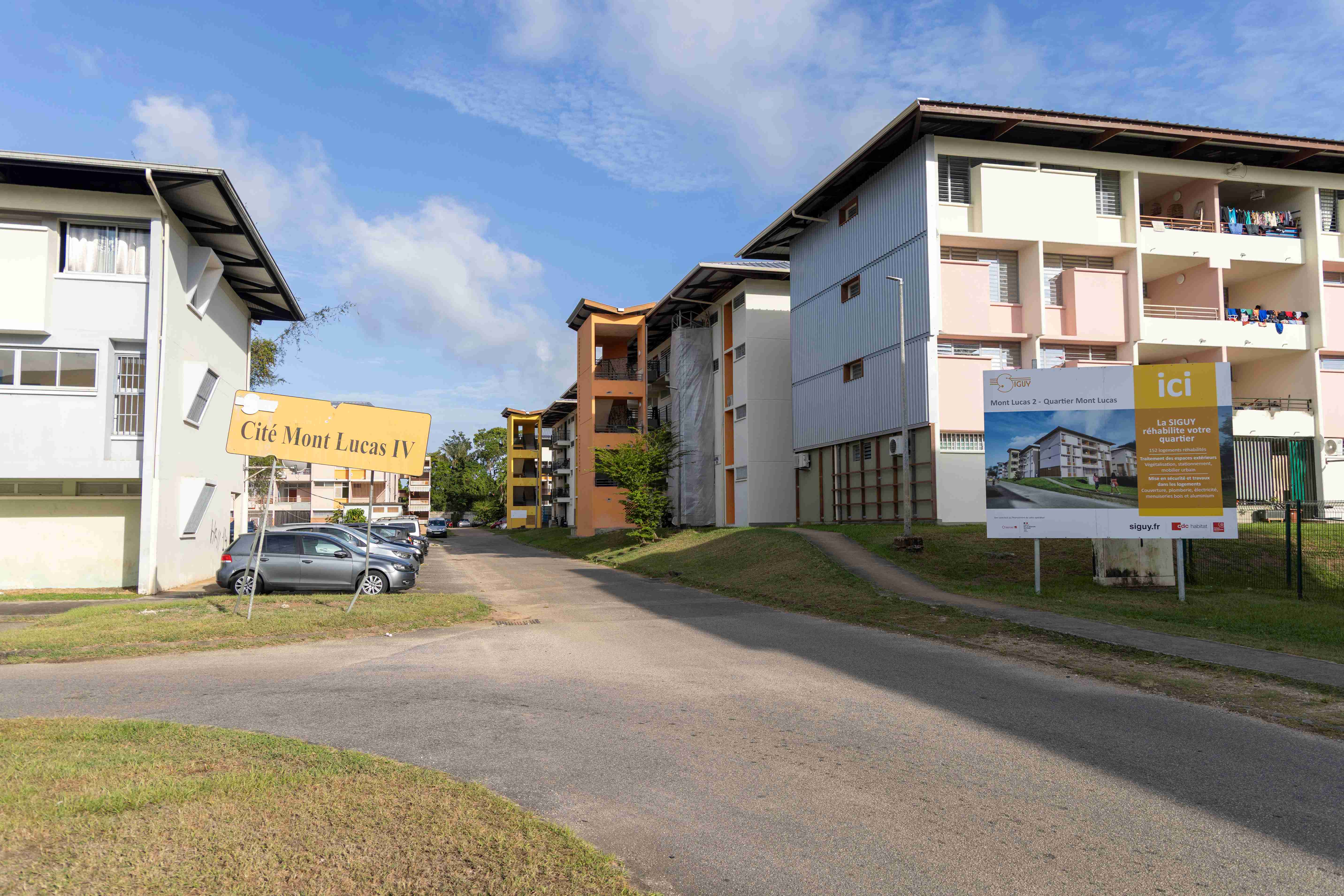 Aujourd'hui, il y a Mont-Lucas 1, 2, 3 ou 4 pour différencier les différents blocs d’immeubles qui ont été construits