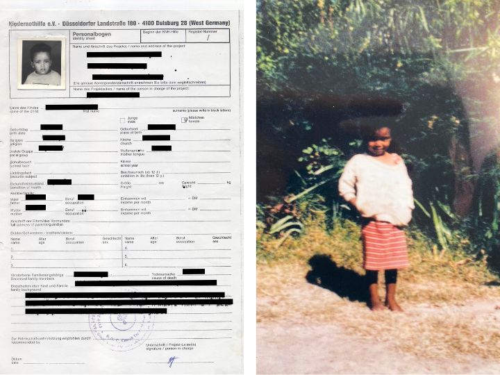 Nina et sa soeur ont été placées dans un orphelinat au nord d’Addis-Abeba