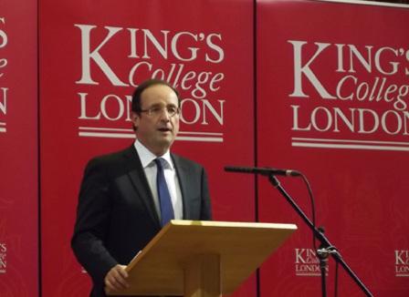 François Hollande à Londres: Ce qu'on a retenu du discours