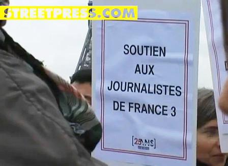 Vidéo : rassemblement de RSF pour les 2 journalistes enlevés en Afghanistan
