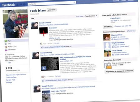 Sur Facebook: «Fuck Islam» ou le débat sur l'Islam since 2008