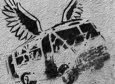 Avec Moustaches et Champi dans un bus à Mexico